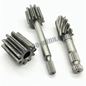 CNC подвергая механической обработке подгонянные автозапчасти вала шестерни нержавеющей стали запасные части после частей сбыва...