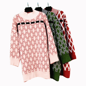 Половина водолазки плюс размер женщин вязать свитер платье