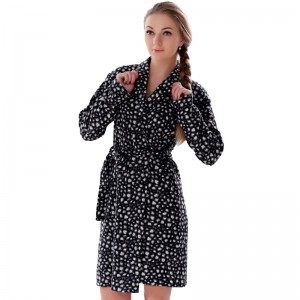 Женский кимоно халат с принтом пижамный халат