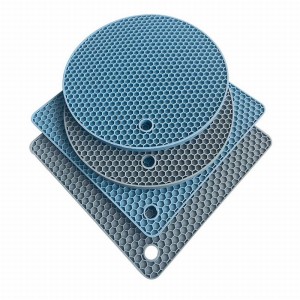 модные похлопывания Прочные силиконовые подставки под напитки резиновые коврики