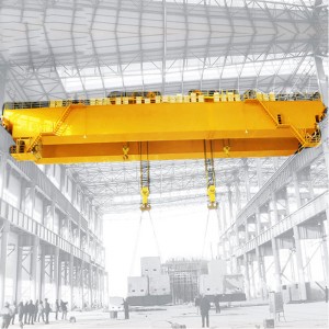 Двухбалочный мостовой кран с двойной тележкой