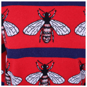 Пользовательские OEM пчелы жаккардовые толстые вязаные пуловеры свитера Dongguan трикотажные фабрики