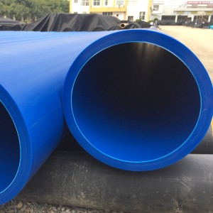 Труба HDPE синего цвета по стандарту ISO для рынка Шри-Ланки