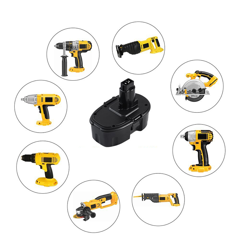 Сменная аккумуляторная дрель Ni-Mh 18 В 2000 мАч для Dewalt DC9096, DC725, DE9095