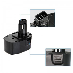 Сменный аккумулятор Ni-Mh 14,4 В 2000 мАч для аккумуляторной дрели DC9091, DE9091, DE9038