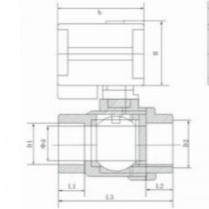 CKV20. серия двухпроводного моторизованного клапана