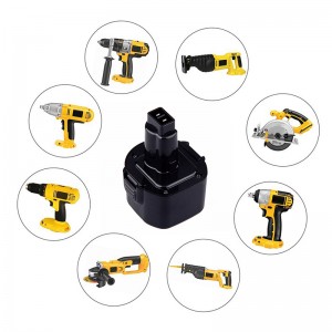 Ni-Cd аккумуляторная батарея 9,6 В 1700 мАч для Dewalt DE9062, DW9061, DW9062