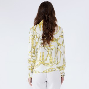 Топ 100 продавцов Стенд воротник расщепления Элегантная женщина сексуальные топы