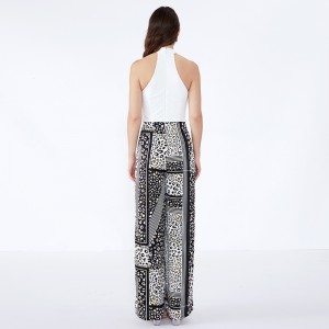 Женские брюки в полоску Современные повседневные брюки Палаццо на заказ