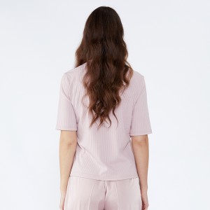 Офис Простой дизайн O воротник в полоску женщин блузка и рубашка JCGJ190315083