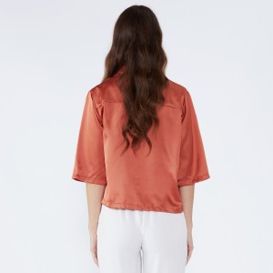 Нормальный дизайн Sheer Повседневная женская блузка для женщин JCGJ190315020