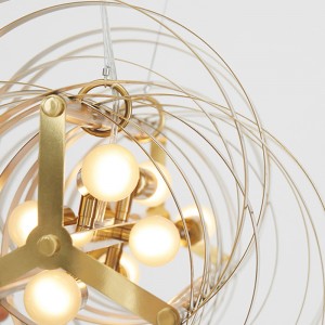 Современная Необычная Личность Круглый Дом Отель LED Люстра Km2139