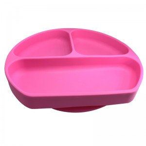 Горячий продукт Нескользящая присоска силиконовые детские тарелки Детский столик Placemat