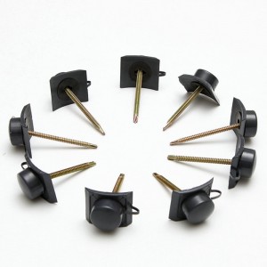 Специальные аксессуары для кровельного ПВХ листа Водонепроницаемый винт и крышка для черепицы ПВХ