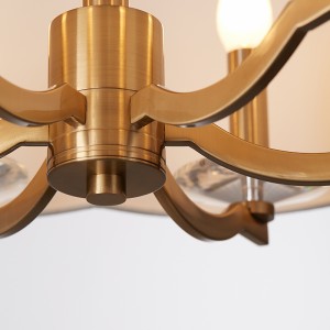 Современная Минималистская Круглая Декоративная Спальня Учебная Люстра Km2119