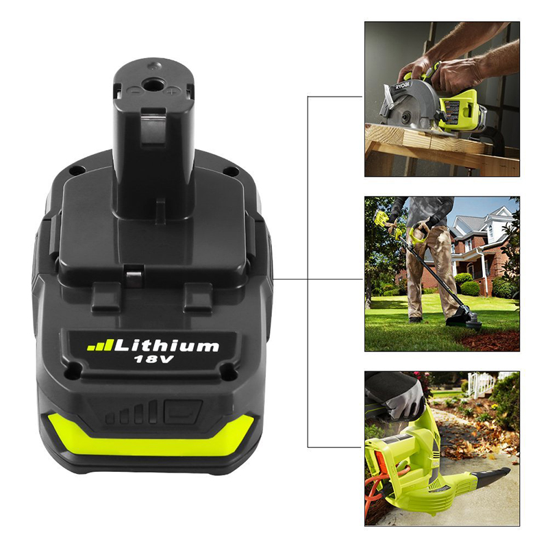 Аккумуляторы Li-Ion 1500 мАч 18 В для сменных инструментов для Ryobi P102, P103, P104