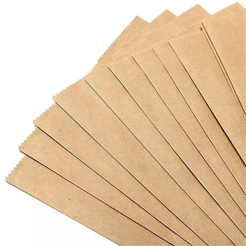 бумажный мешок пищевой бумажный мешок коричневый переработанный роскошный торговый супермаркет бумажный мешок
