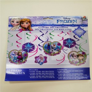 Фольга вихревой партии украшения шар висит