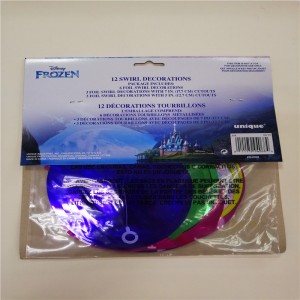 Фольга вихревой партии украшения шар висит