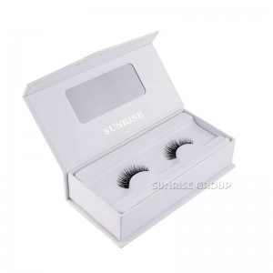 Изготовленная на заказ коробка дисплея ресницы подарка закрытия картонной книги форменная магнитная упаковывая