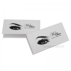 Изготовленная на заказ коробка дисплея ресницы подарка закрытия картонной книги форменная магнитная упаковывая