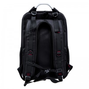 17SA-6601F Большие несколько карманов с металлической ручкой из высококачественного нейлона Оксфорд 17-дюймовый рюкзак для ноутбука