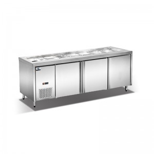 Экологичный воздухоохладитель под рабочей поверхностью Sandwich 0 ~ 10 ° C