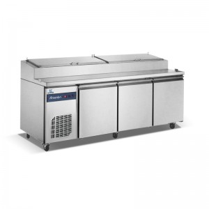 BS пицца рабочий стол с воздушным охлаждением холодильник для пиццы