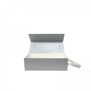 Роскошный маленький складной матовый черный магнитный помада для ухода за кожей косметическая бумага подарочная упаковка короб...