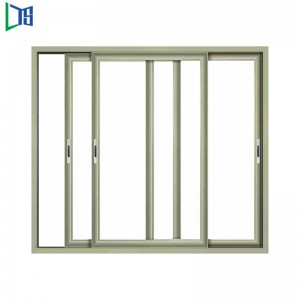 Окна с двойным остеклением Австралия Стандарт As2047 Одобренные алюминиевые окна Раздвижные окна Железный дизайн окна Анодированн...