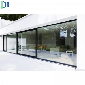 Профессиональная алюминиевая раздвижная дверь с защитным покрытием и звукоизоляцией