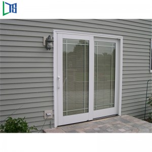 Двойные стеклянные алюминиевые раздвижные двери Двойные безопасные остекленные двери с As2047 и порошковым покрытием готовы