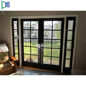 Алюминиевые стеклянные распашные двери Малайзия Алюминиевая распашная распашная дверь с двойным остеклением или деревянной от...