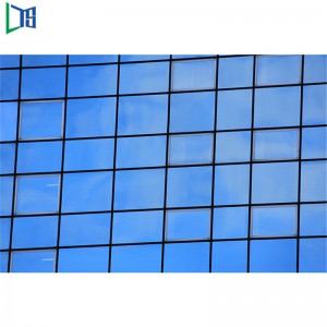 Изолирующая ненесущая стена алюминиевого двойного остекления Semi видимой рамки для товарного сорта