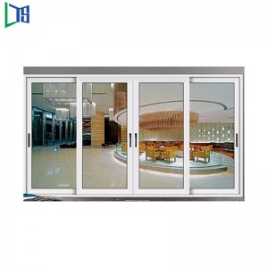 Подъемно-сдвижная дверь LYS 120 с двойным остеклением для отделки порошковым покрытием роскошного дома Resintial