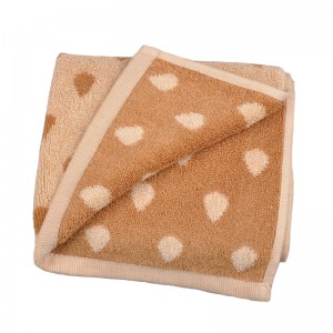 Жаккардовое полотенце для рук из натурального цветного хлопка