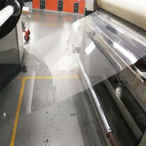 Горячая распродажа 0.38 мм прозрачный ПЭТ пластиковая пленка для вакуумной формовки