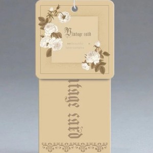 Креативная мода лейбл одежды Hangtag на заказ 03