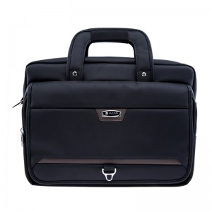 17SG-7584F Классическая Деловая Водонепроницаемая Портфель для Путешествий Ноутбук Сумка 15.6 Дюймов Расширяемая Сумка Плеча Для Комп...