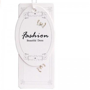Креативная мода лейбл одежды Hangtag на заказ 04