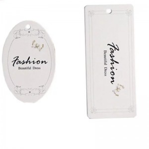 Креативная мода лейбл одежды Hangtag на заказ 04
