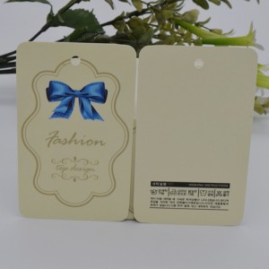 Креативная мода лейбл одежды Hangtag на заказ 14