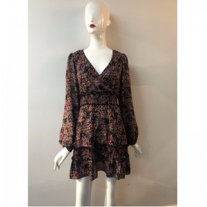 ПЛАТЬЕ С ПЕЧАТЬЮ V-NECK FLORA JLWD0014