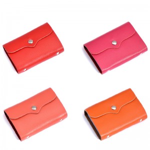 HD0827 - Настраиваемый Натуральная Кожа Визитная Карточка Держатель ID Card Рукав