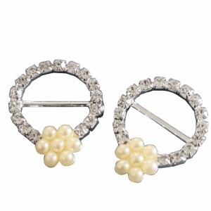 Отличное качество последней модной одежды аксессуар металлическая кнопка с жемчугом 4