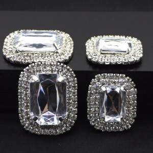 Новый Дизайн Элегантный Белый Ювелирные Изделия Прозрачный Акриловый Горный Хрусталь Кнопку Дешевые Швейные Пластиковые Кнопки 9