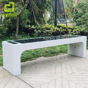 Солнечная Умная Уличная Мебель Городские Места для Наружного Использования