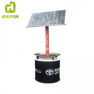 Зарядная станция сотового телефона солнечной силы нового типа напольная для умного города