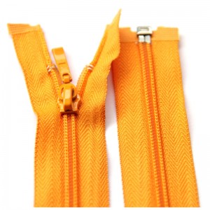 Хлопковое пальто с открытым концом 70 см 5 # нейлоновая молния 5