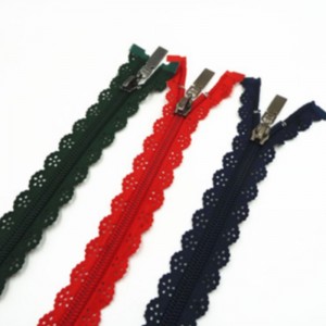 Нежная и модная кружевная нейлоновая молния 6